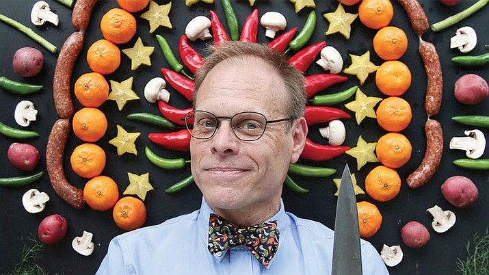 “Alton Brown Live: Eat Your Science” is in Prescott Saturday night. Fans can expect more comedy, talk show antics, multimedia presentations and music (yes, he sings), but Brown is adding a slew of fresh ingredients including new puppets, songs and bigger and potentially more dangerous experiments.