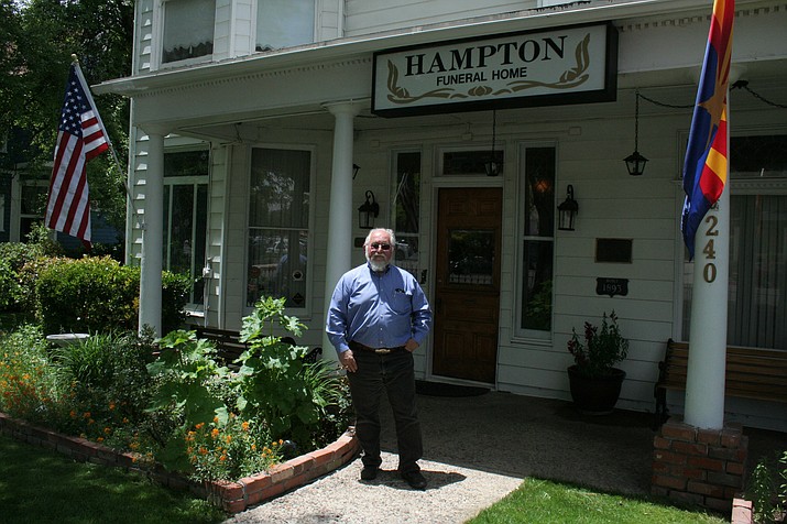 Henry “Butch” Hampton took over running his family’s business in Prescott, Hampton Funeral Home, in 1976. 