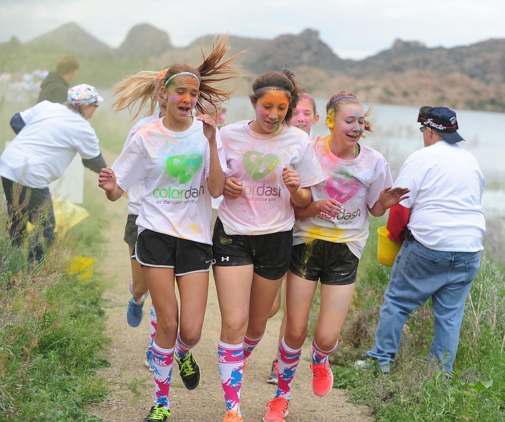The Color Dash 5K, which begins at 10 a.m. Saturday, May 28, at Watson Lake Park, benefits Prevent Child Abuse Arizona.
