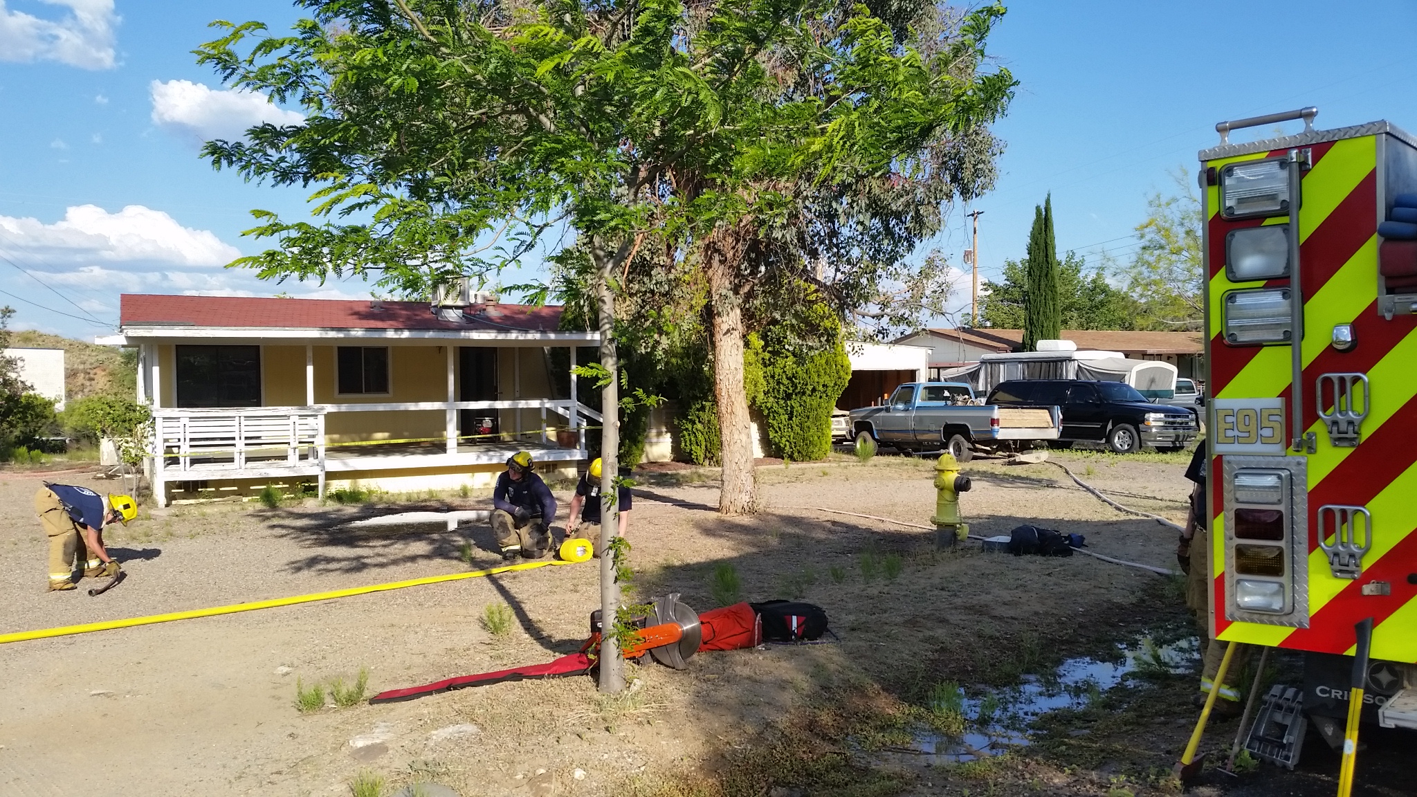 Vacant home catches fire in Bagdad The Daily Courier Prescott, AZ