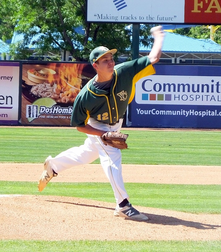 Weems takes nono into 7th, Roughriders advance in JuCo World Series