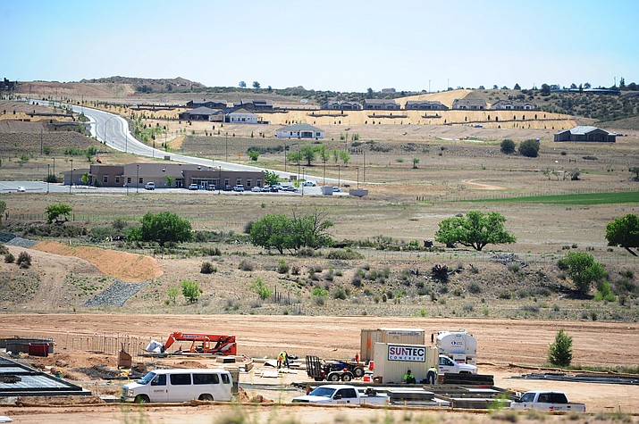 Centerpointe West has numerous new businesses under various stages of construction. (Les Stukenberg/The Daily Courier)