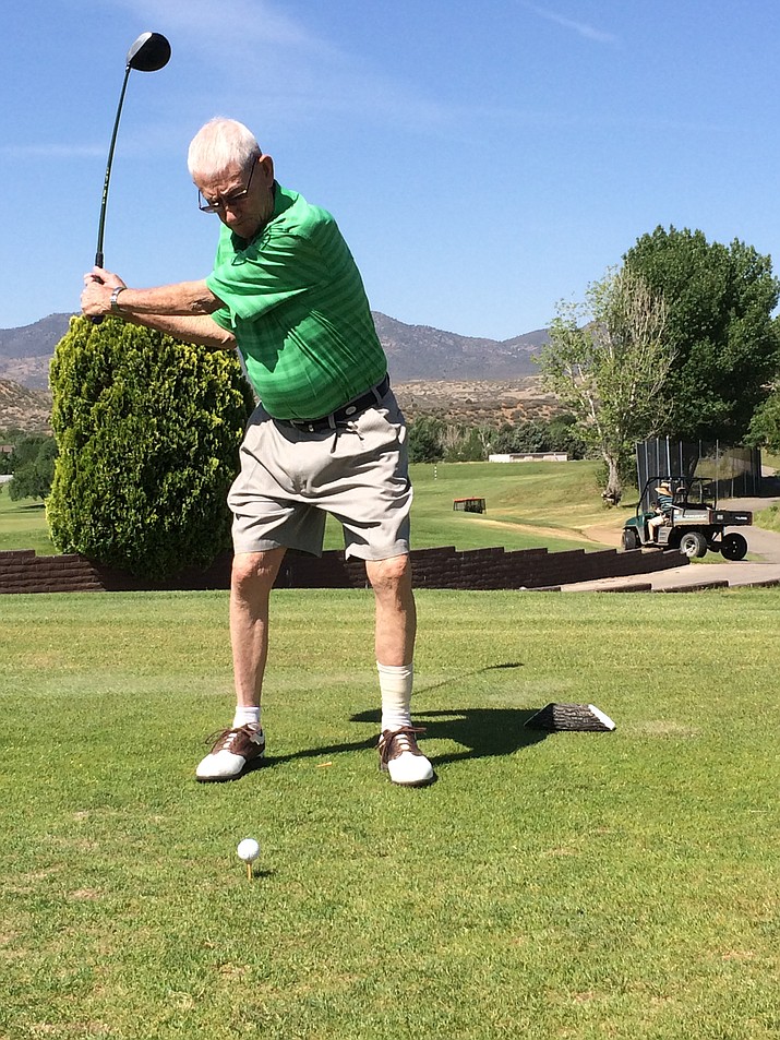 John Sanders, 91, holds Prescott Golf & Country Club's course record of 11 Men’s Club championships.
