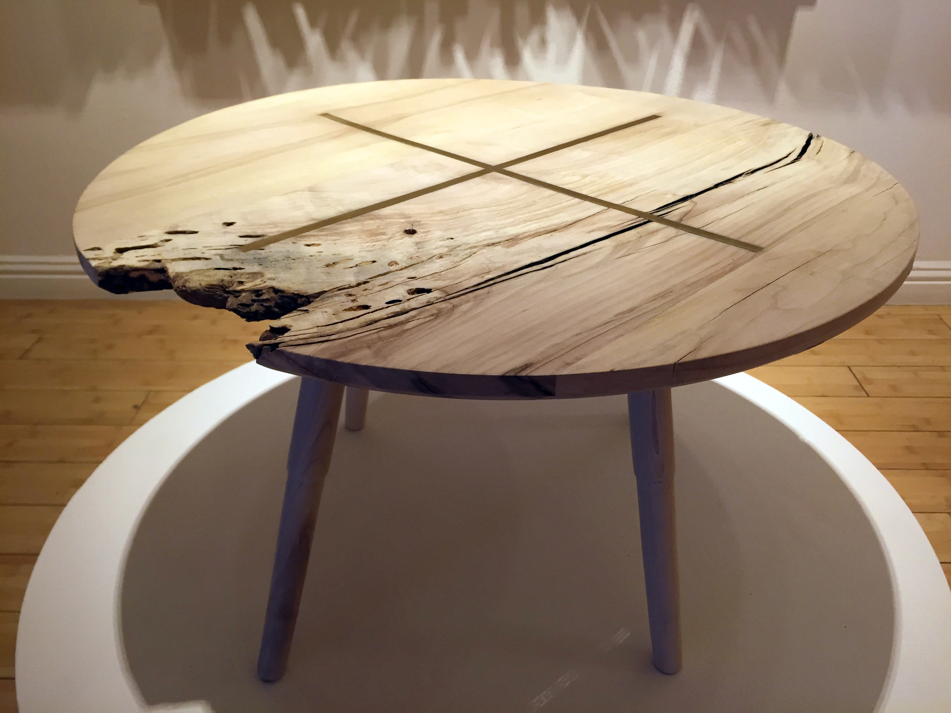 Exhibit Features Furniture From Trees Destroyed During Storm The Exhibit Features Furniture From Trees Destroyed During Storm