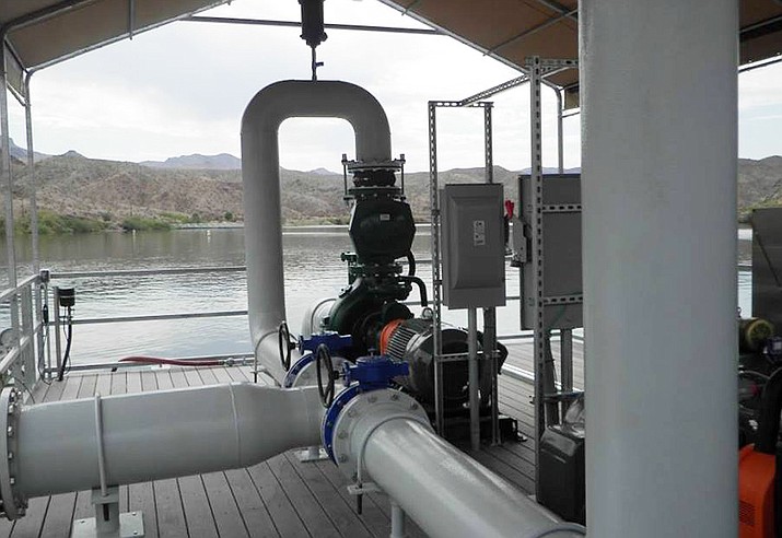 The new water intake for the Willow Beach National Fish Hatchery has been built and successfully tested in Lake Mohave.
