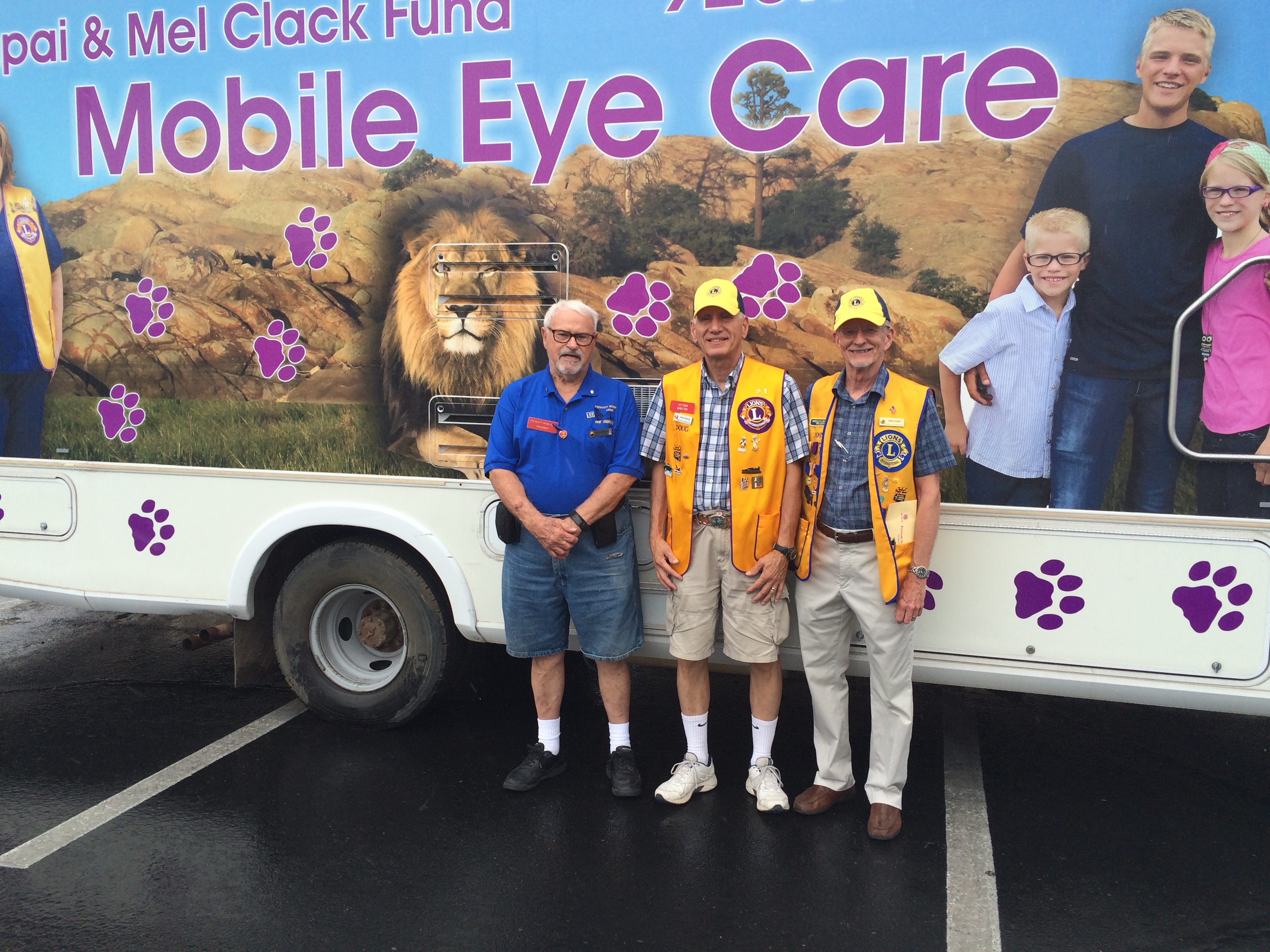 Lion’s Club Mobile Eye Care Van makes a difference across county The