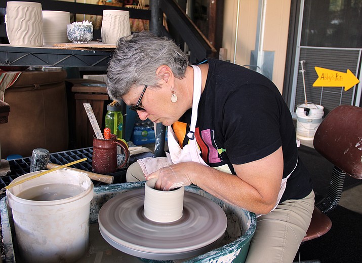 Artist Abby Brill was one of more than 70 participating artists in the Prescott Area Artist Studio Tour.