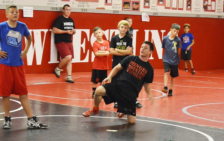 The man in command of the fall break preseason wrestling camp is Klint McKean, has coached at all levels of wrestling for 10 years. (VVN/J.T. Keith)