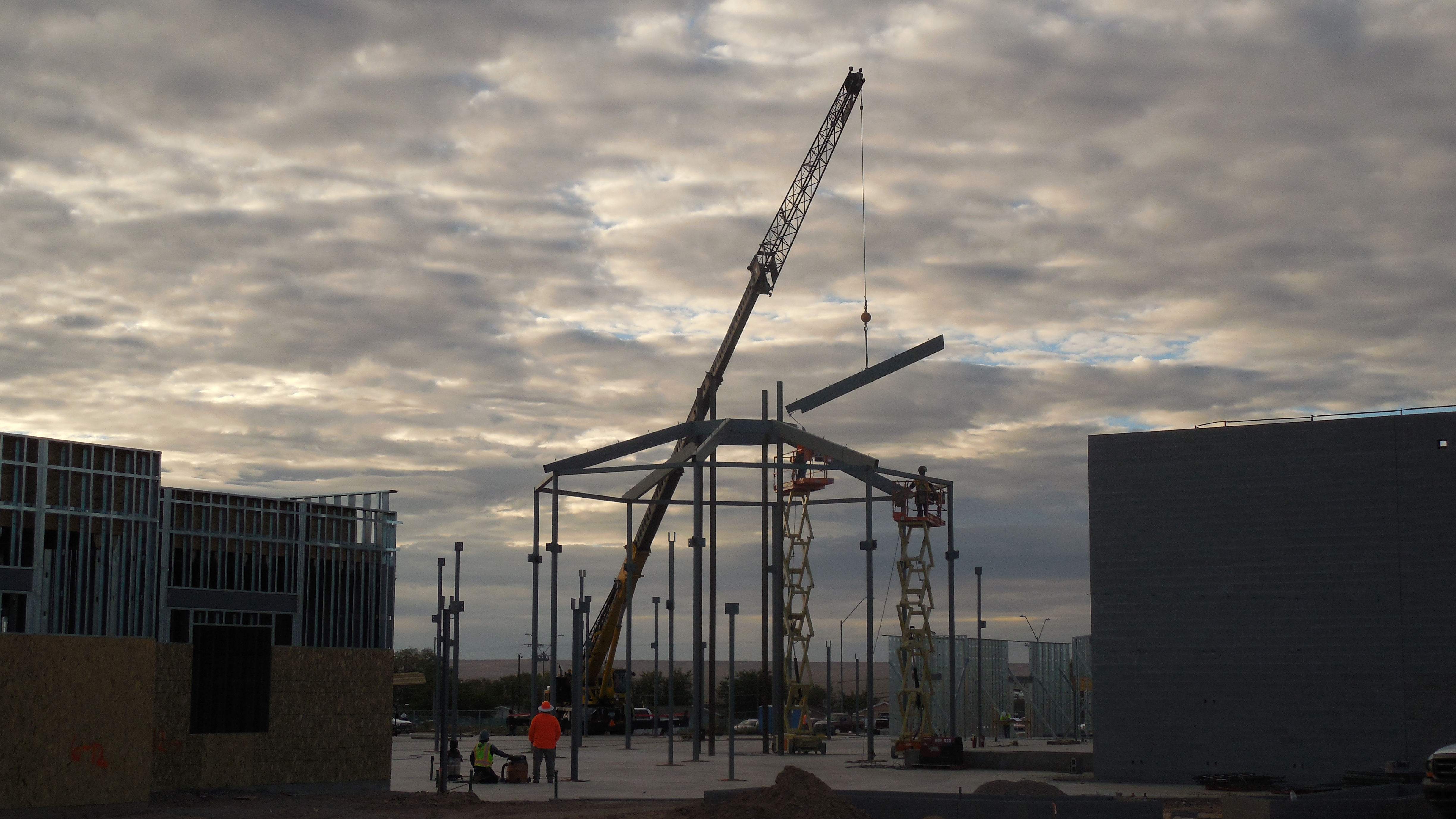 Tuba City Unifed School District new school constructing moving along