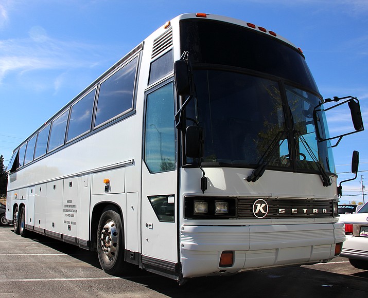 Prescott Transit Authority so far has one of three buses in its possession that will be used to provide an intercity bus line transportation service between Prescott and Phoenix. 