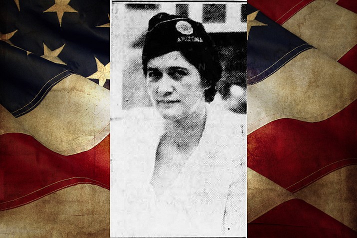 Army nurse Lillian T. Catti was unanimously elected Commnder of Grand Canyon's John Ivens post in 1932.