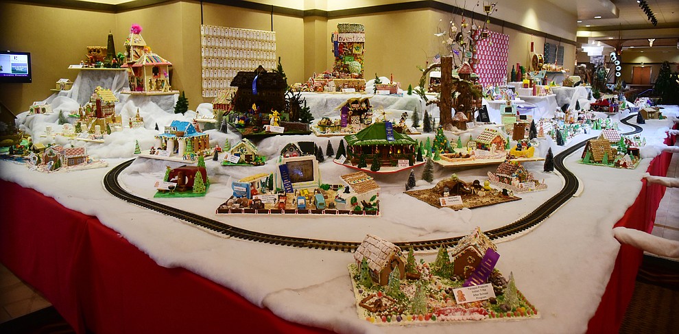 The 2016 World’s Largest Gingerbread Village, has opened at the Prescott Resort & Conference Center, 1500 Highway 69. Participants from all over the city and state created decorative gingerbread houses. Display up through Jan. 2. Other special events at the resort: pictures with Santa from 11 a.m. to 2 p.m. Saturday, Nov. 26; and cookie decorating Saturdays, Dec. 3, 10 and 17. (Les Stukenberg/The Daily Courier)