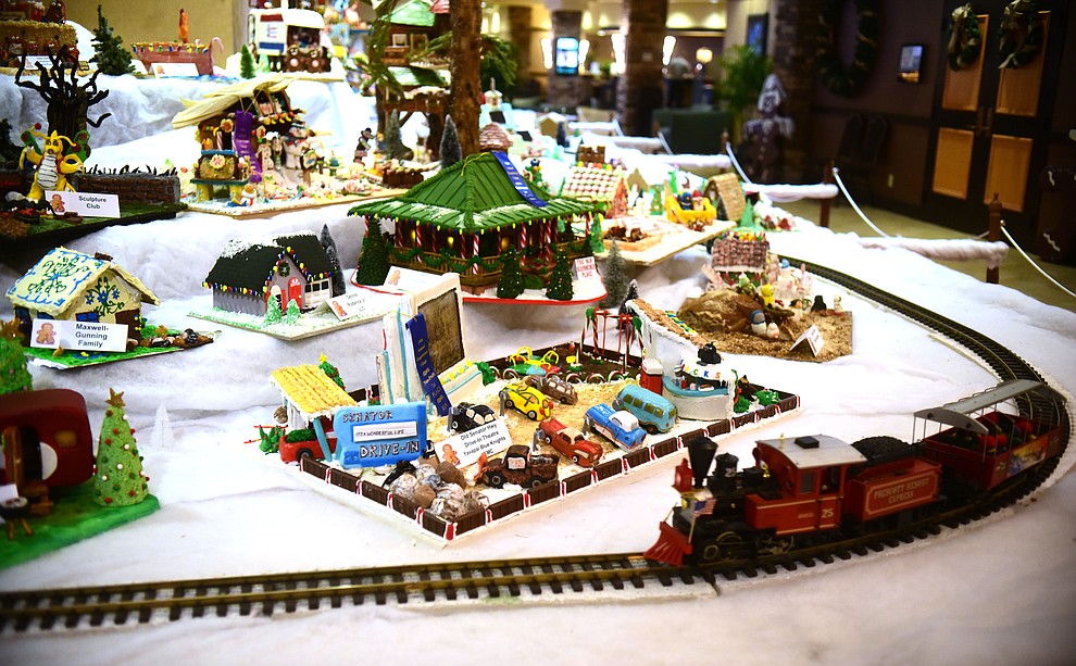 The 2016 World’s Largest Gingerbread Village, has opened at the Prescott Resort & Conference Center, 1500 Highway 69. Participants from all over the city and state created decorative gingerbread houses. Display up through Jan. 2. Other special events at the resort: pictures with Santa from 11 a.m. to 2 p.m. Saturday, Nov. 26; and cookie decorating Saturdays, Dec. 3, 10 and 17. (Les Stukenberg/The Daily Courier)