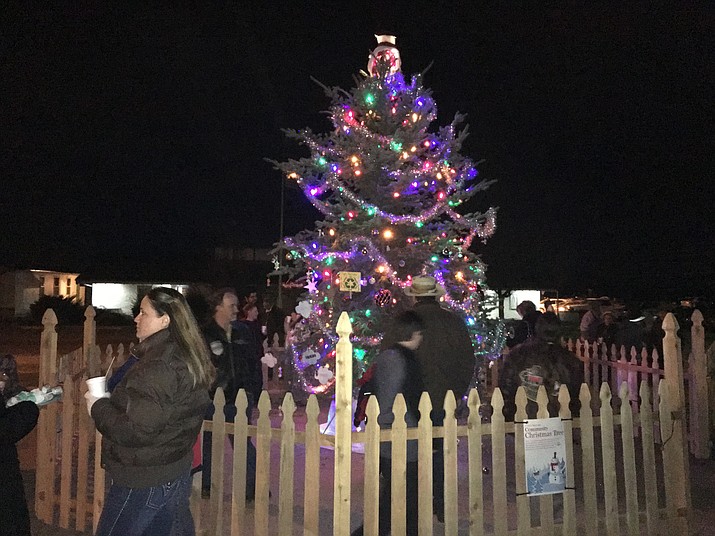 The Town of Chino Valley staged its first holiday event, a tree decorating and lighting celebration on Saturday, Dec. 10 in Memory Park. About 200 people attended.