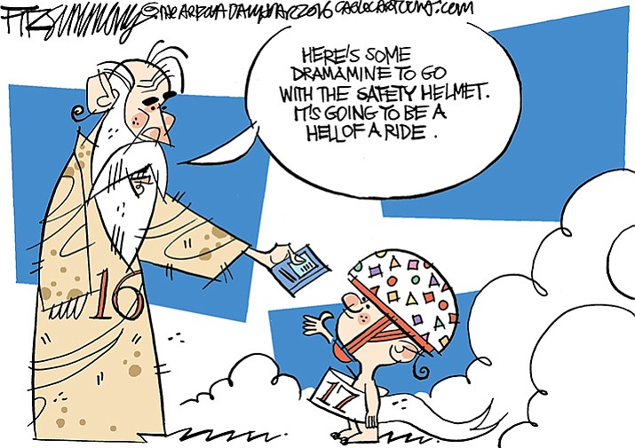 Editorial cartoon (1): Jan. 1, 2017 | The Daily Courier | Prescott, AZ