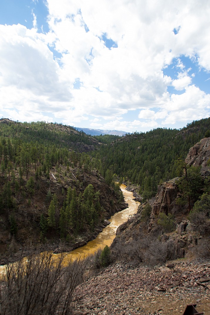The polluted Animas River flows through the mountains of Colorado after a mine spill in August 2015. On Jan. 13, the Environmental Protection Agency said they would not compenste for claims filed by the Navajo Nation. Adobe stock