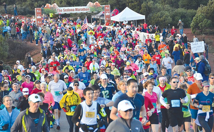 Saturday’s event starts with the marathon at 9 a.m., followed by the half marathon, 10K and 5K.  (VVN file photos)
