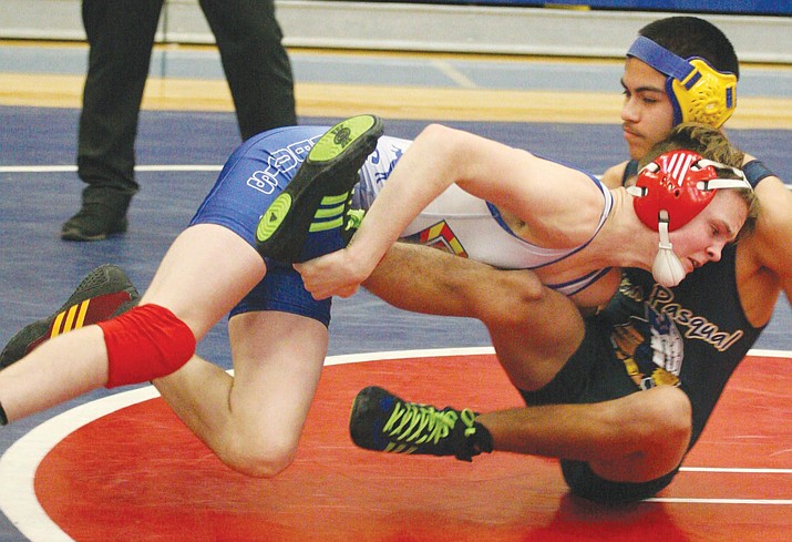 Camp Verde freshman Korben Uhler is 36-1 this season going into the state tournament. (VVN/Bill Helm)