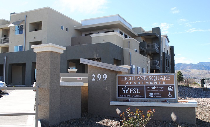 The Highlands Square Senior Apartment complex is now open after months of delay. (VVN/Jennifer Kucich)
