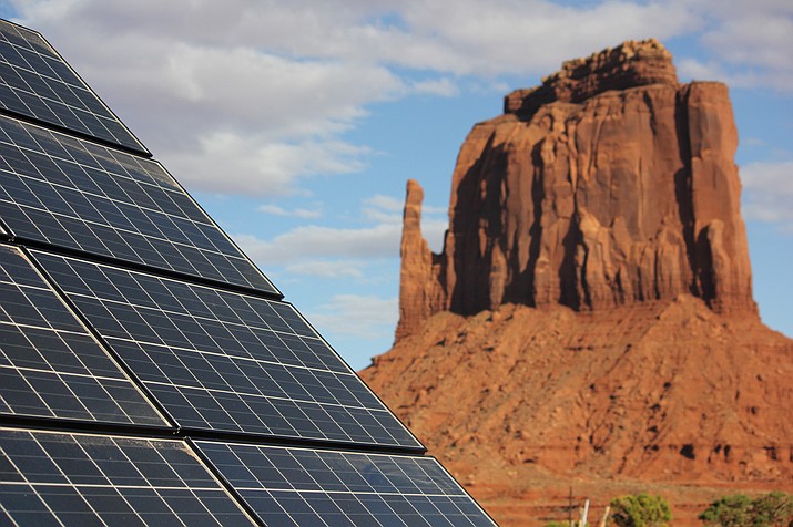 The Navajo Tribal Utility Authority has installed solar systems at more than 200 homes on the reservation but thousands of homes on the Navajo Nation are still without power. Photo/ Katrin Mehler, Courtney Columbus, Brittany Nixon with Cronkite News