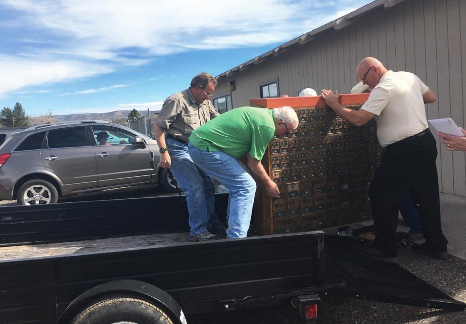 Old Post Office boxes donated to Cornville Historical Society The