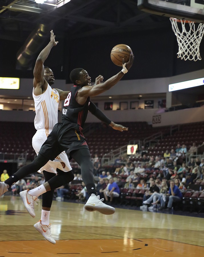 The Northern Arizona Suns rallied from a 24-point deficit to defeat Sioux City on Sunday, March 12 at the Prescott Valley Event Center.
