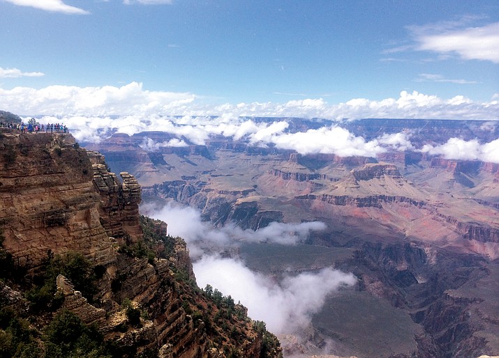 Mather Point sits on the South Rim of Grand Canyon National Park.