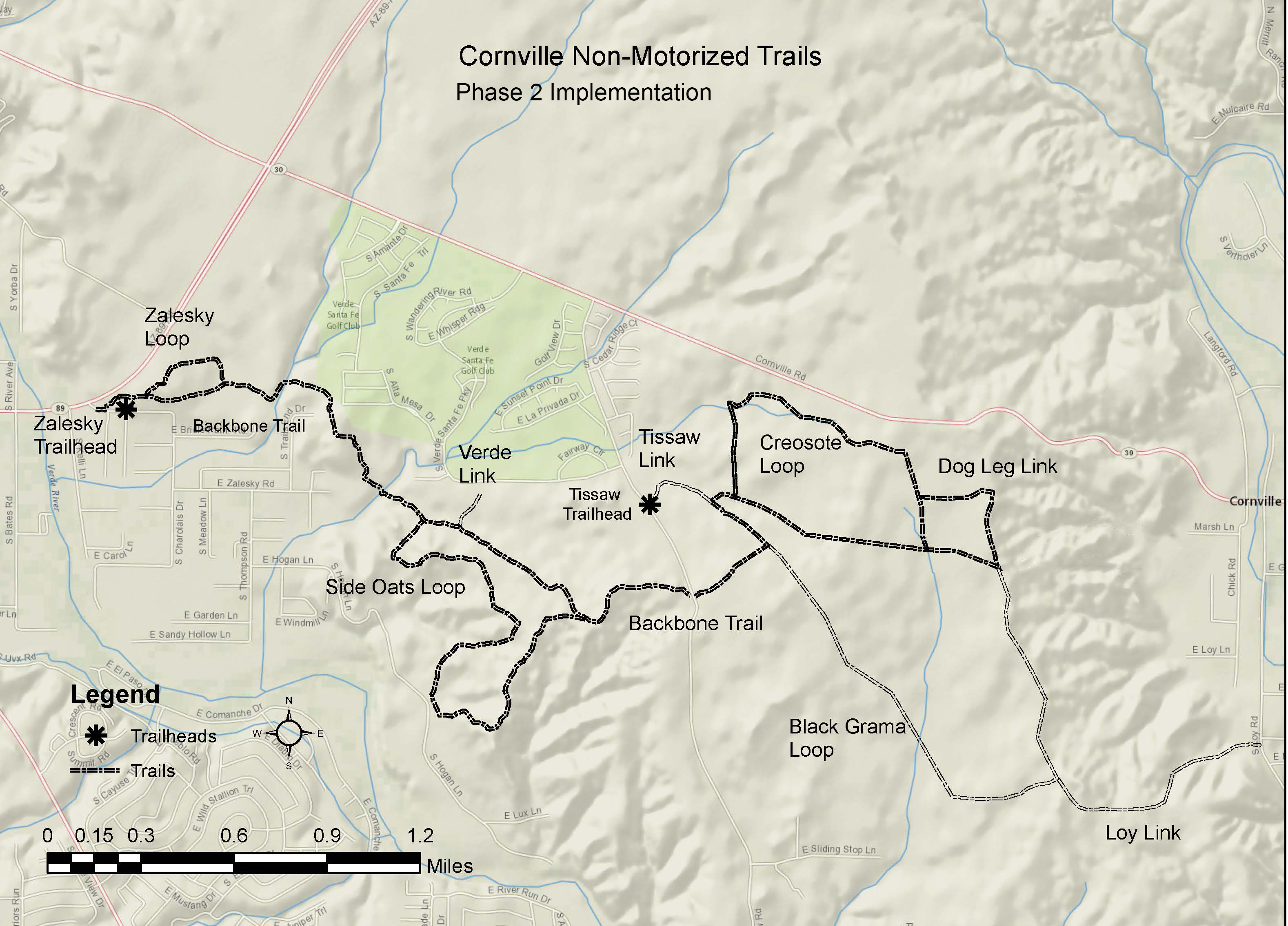 Forest Service, county path on trails system for Bridgeport