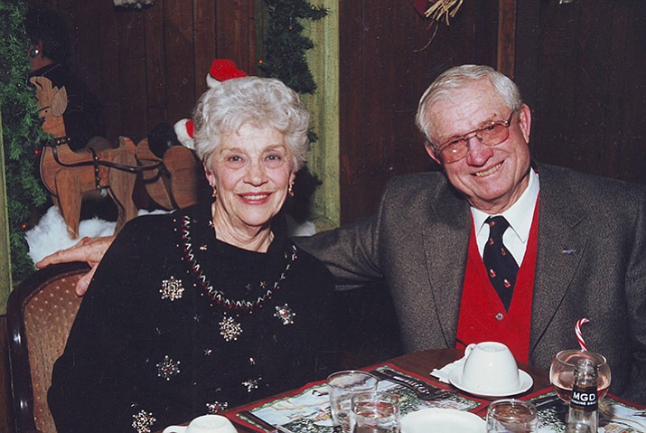 Ann and John Olsen. Ann died in 2014, and John passed March 19, 2017. They were married 64 years.