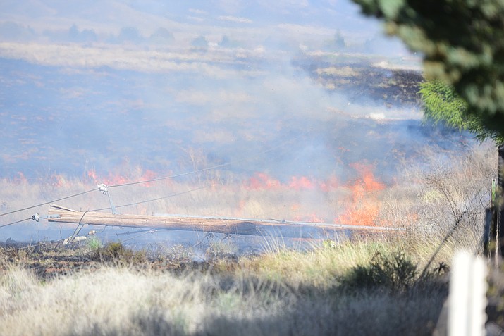 The Manley Fire in Prescott Valley on March 30 shows the importance of have a 10 foot clearing between your property and open land. 