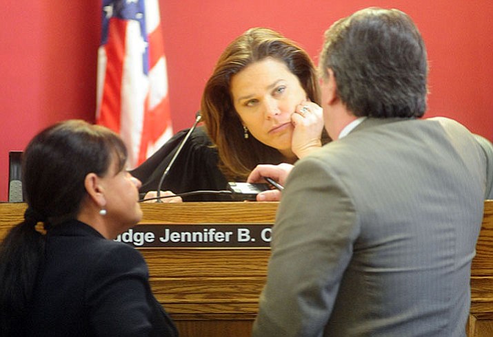 Judge Jennifer B. Campbell of Prescott was appointed to the Arizona Court of Appeals on Wednesday, April 12, by Gov. Doug Ducey.  Photo by Les Stukenberg.