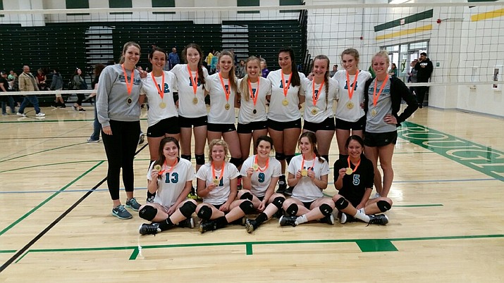 Ace Volleyball 18 Black Team Earns Gold The Daily Courier Prescott Az