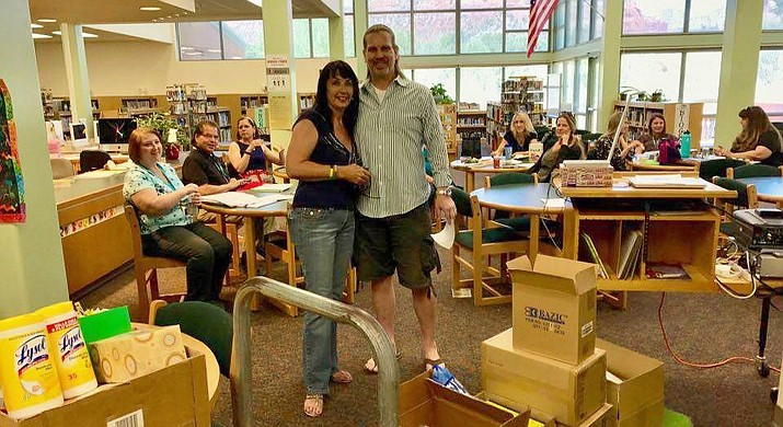 This is the third year the community has officially helped the teachers at Big Park as their classroom supplies dwindle about halfway through the school year. 