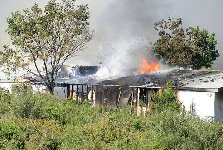 Home A Total Loss In Dewey Fire (photo) | The Daily Courier | Prescott, AZ