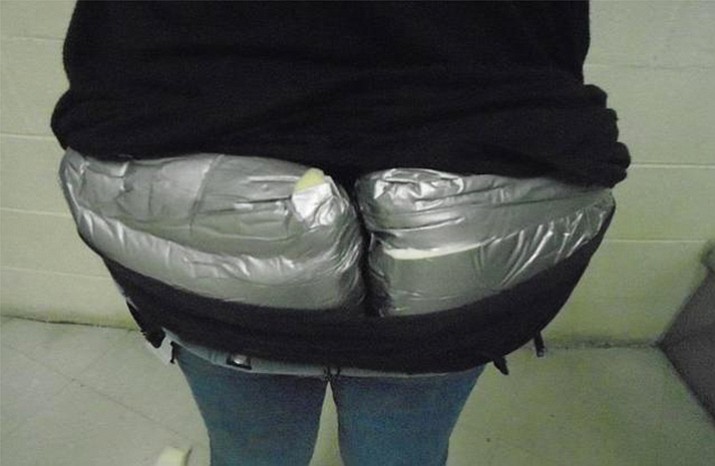 According to CBP, the woman tried to smuggle the heroin from Mexico while using a pedestrian lane at the border crossing in Nogales. (U.S. Customs and Border Protection photo)