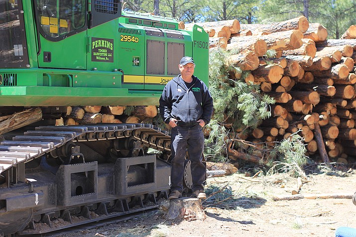 James Perkins and his family have spent 51 years logging forests in northern Arizona. 