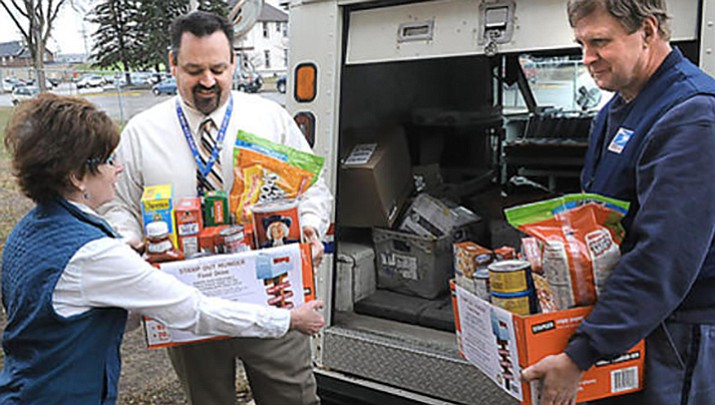 The 25th annual Stamp Out Hunger food drive is Saturday, May 13; please place donations at your mailbox before 9 a.m.