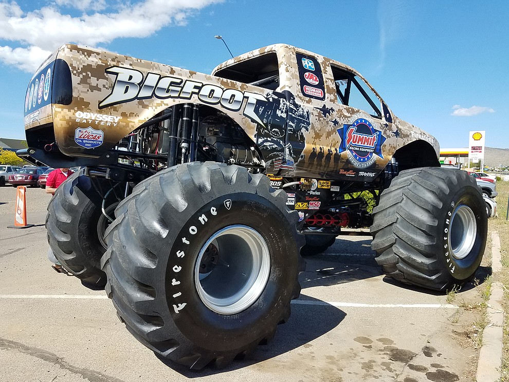 Monster trucks on display at Sun Valley Tires May 12, 2017 | The Daily ...