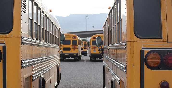 Spending hours on the bus is a regular occurrence for Mingus Union, whose nearest regional opponent is about an hour away and for Camp Verde, whose closest league for is about 30 minutes away. Meanwhile schools in Tucson have road trips of around 10 minutes sometimes and many regions in the Valley of the Sun are entirely local. (VVN/James Kelley)