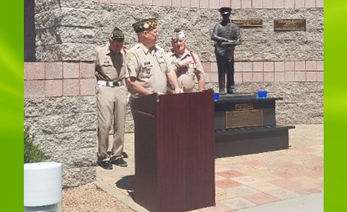 May 15, the Cottonwood Police Department was joined by Veterans of Foreign War (VFW) Post 7400 in honoring law enforcement officers across the country who have paid the ultimate sacrifice in the line of duty and to pay respect to those who dedicate their lives each day to serve our community. (Courtesy photo)