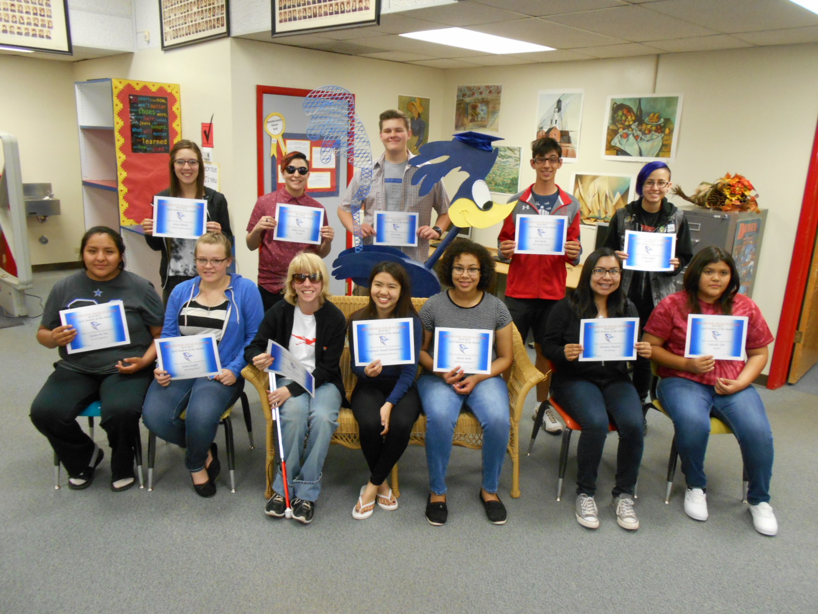 Holbrook High School April Students of the Month NavajoHopi Observer