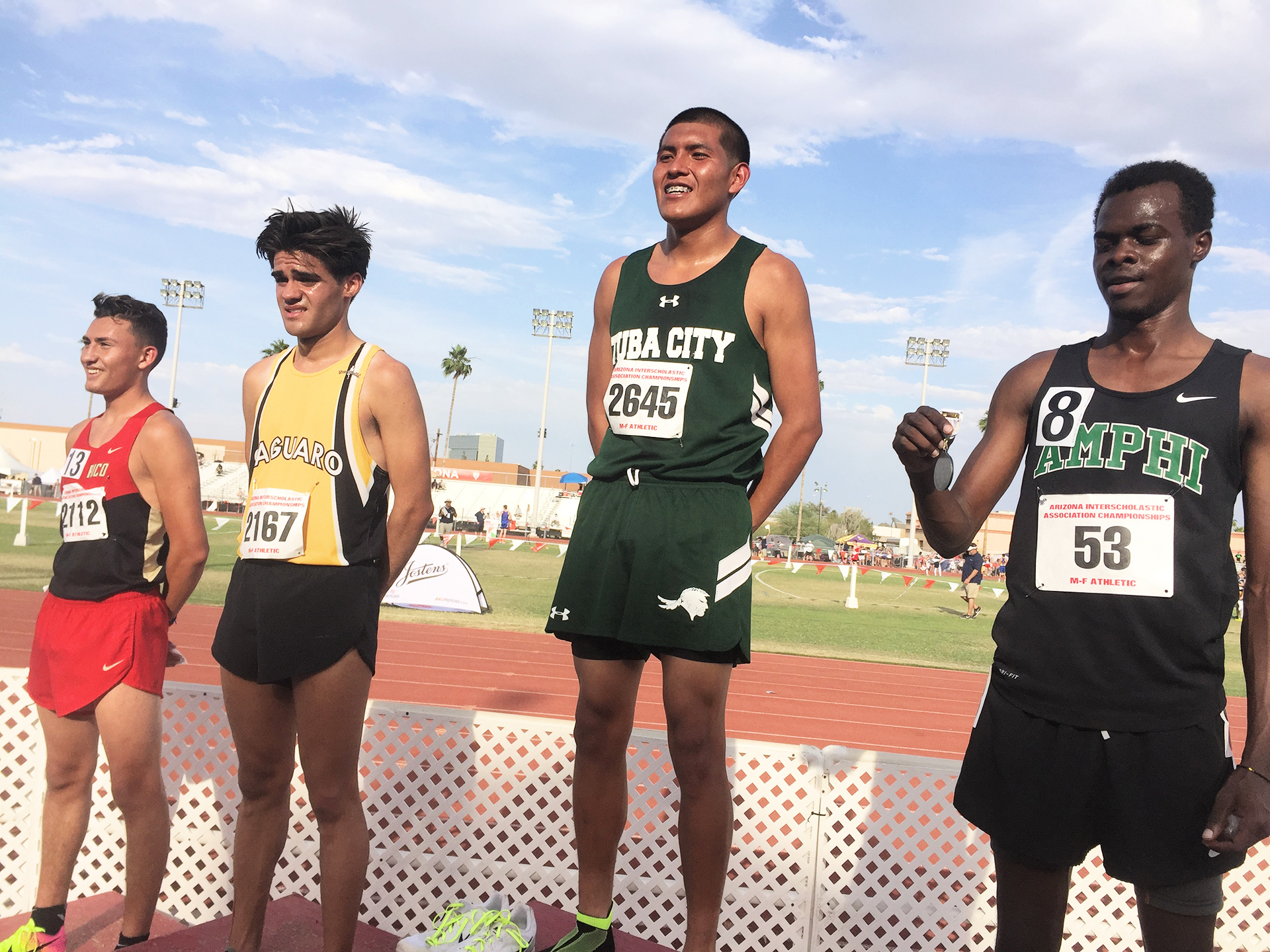 Tuba City High’s Vaughn Jackson wins State Championship Div. III 1,600 meter run NavajoHopi