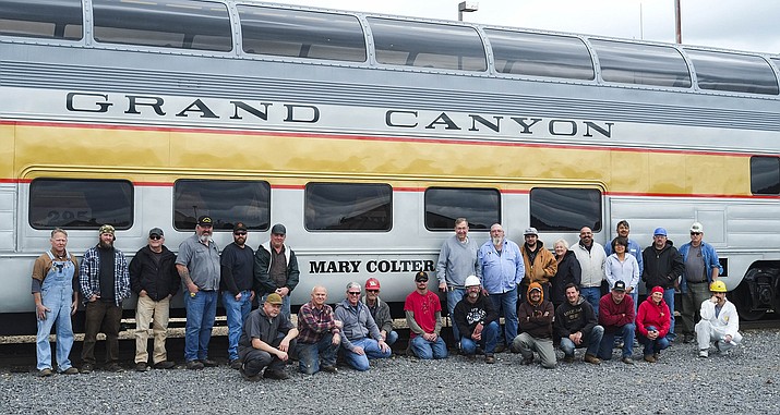 More than 32 electricians, train car mechanics, welders, painters and administrative assistants worked on the Mary Colter car over the last year to make sure it was ready for service.