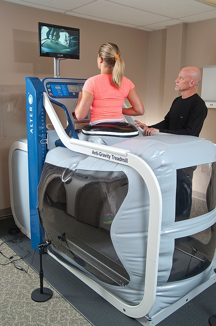 The AlterG offers patients at YRMC the opportunity to build muscle, increase endurance and move without pain.  