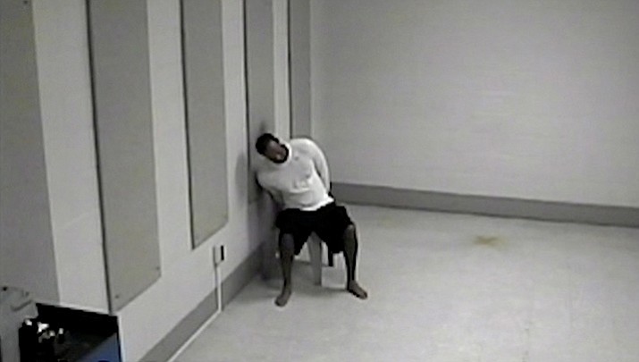 The Jupiter Police released video of golf star Tiger Woods after he was brought to the Blood Alcohol Testing Center at the Palm Beach County Jail on Monday, following his arrest on suspicion of driving under the influence.