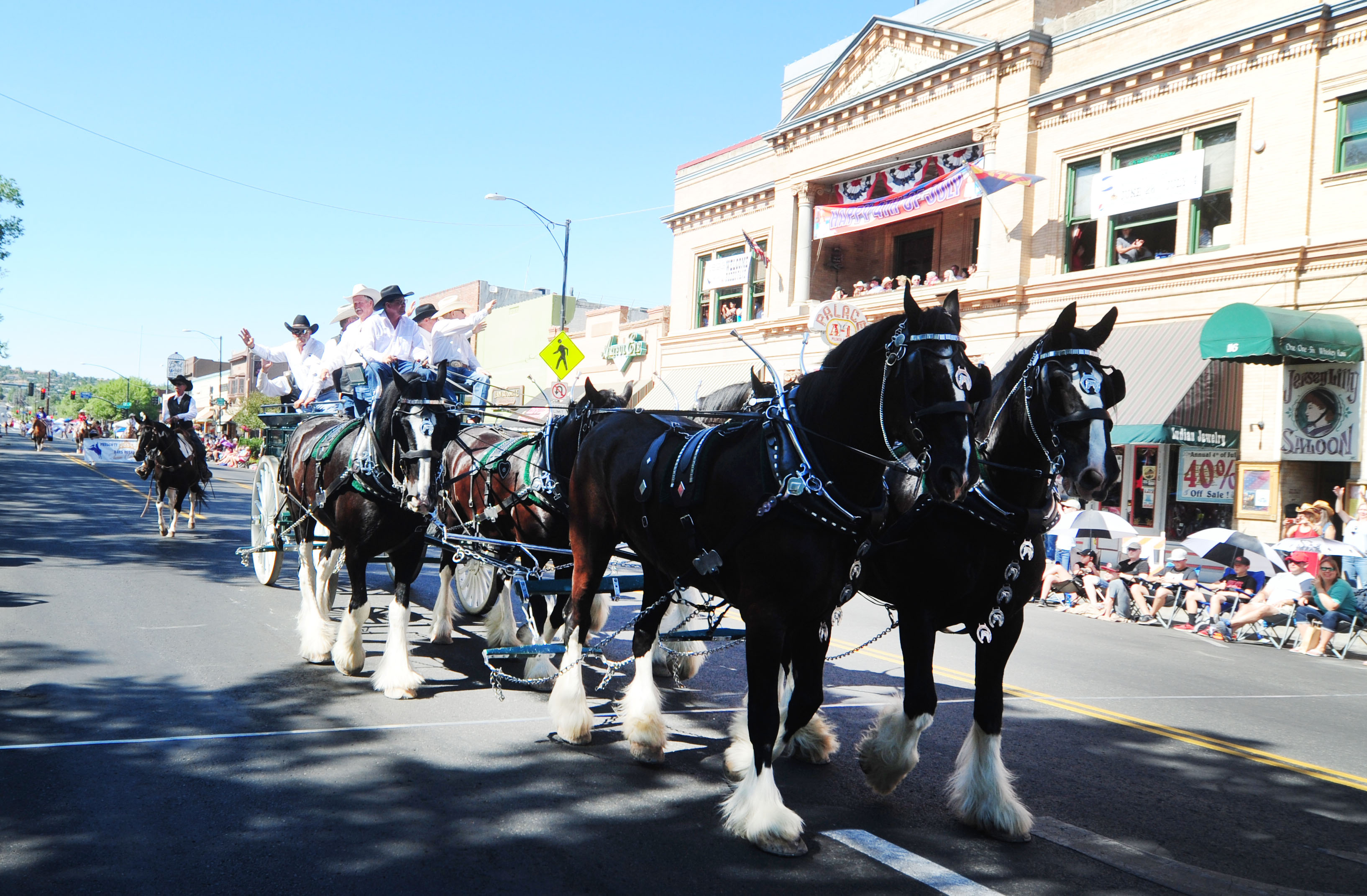 Prescott Frontier Days parade successful despite Goodwin Fire The