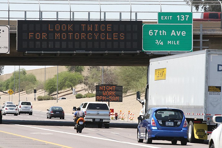 ADOT, other public safety agencies and partner organizations work to promote safety on all roadways through the Arizona Strategic Highway Safety Plan, a framework for reducing motor vehicle crash fatalities and serious injuries. (Photo courtesy of ADOT)
