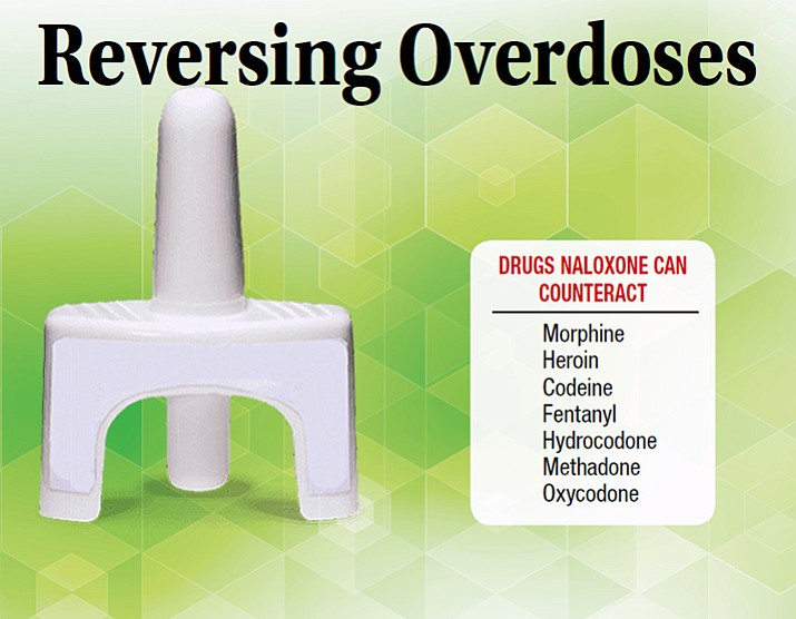 Nasal Sprayer to administer Naloxone to reverse the effects of an overdose. (Courtesy Photo)