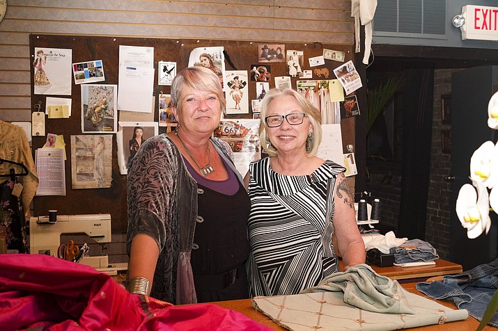 Deborah Selac and Elaine Stockton opened their unique fashion and art store, Through the Sage, in downtown Williams May 13.