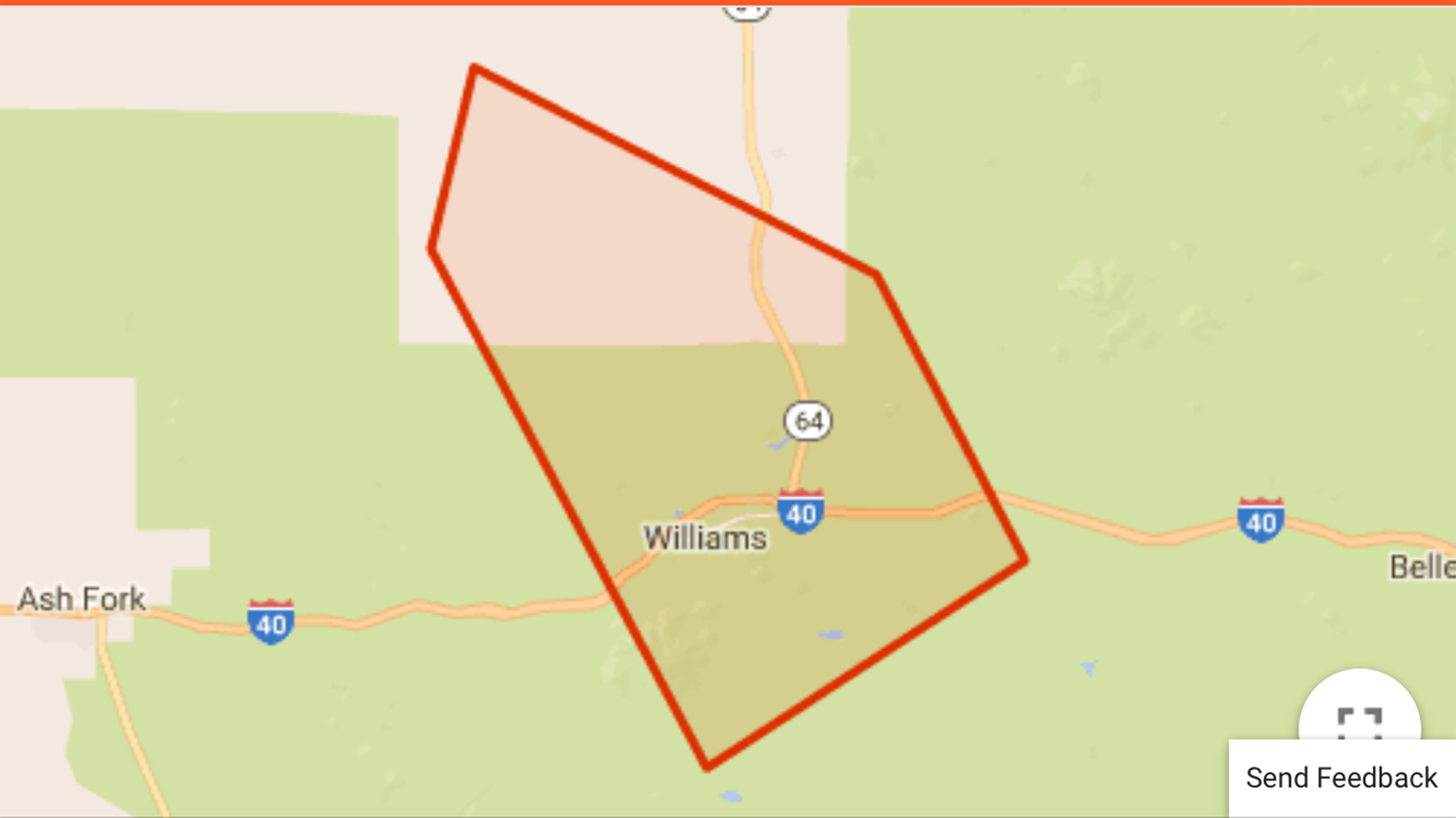 Flash Flood Warning issued for Coconino County until 4:15 | Williams 